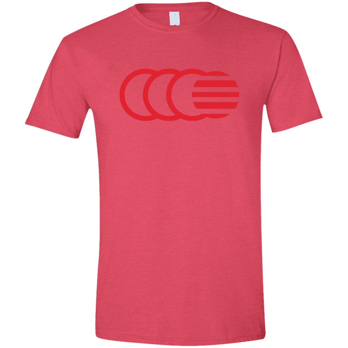 T-Shirts Heather Red / S That's No Moon Men's Semi-Fitted Softstyle