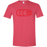 T-Shirts Heather Red / S That's No Moon Men's Semi-Fitted Softstyle