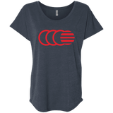 T-Shirts Vintage Navy / X-Small That's No Moon Triblend Dolman Sleeve