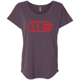 T-Shirts Vintage Purple / X-Small That's No Moon Triblend Dolman Sleeve