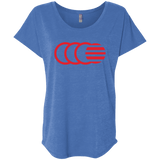 T-Shirts Vintage Royal / X-Small That's No Moon Triblend Dolman Sleeve