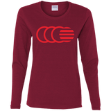 T-Shirts Cardinal / S That's No Moon Women's Long Sleeve T-Shirt