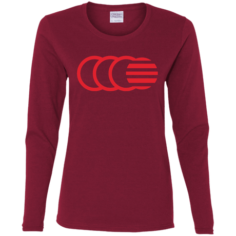 T-Shirts Cardinal / S That's No Moon Women's Long Sleeve T-Shirt