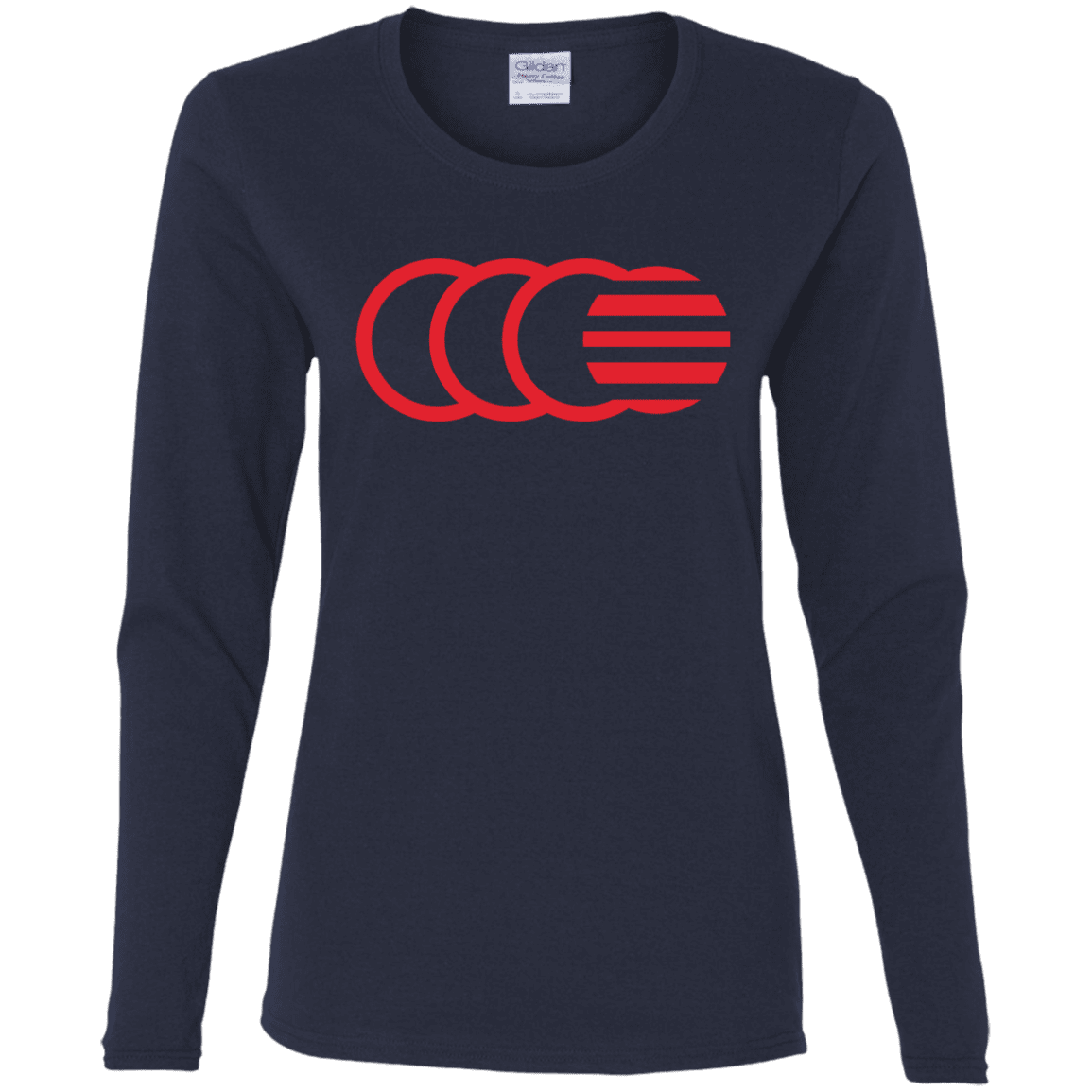 T-Shirts Navy / S That's No Moon Women's Long Sleeve T-Shirt