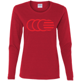 T-Shirts Red / S That's No Moon Women's Long Sleeve T-Shirt