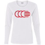 T-Shirts White / S That's No Moon Women's Long Sleeve T-Shirt