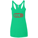 T-Shirts Envy / X-Small That's No Moon Women's Triblend Racerback Tank