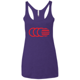 T-Shirts Purple Rush / X-Small That's No Moon Women's Triblend Racerback Tank
