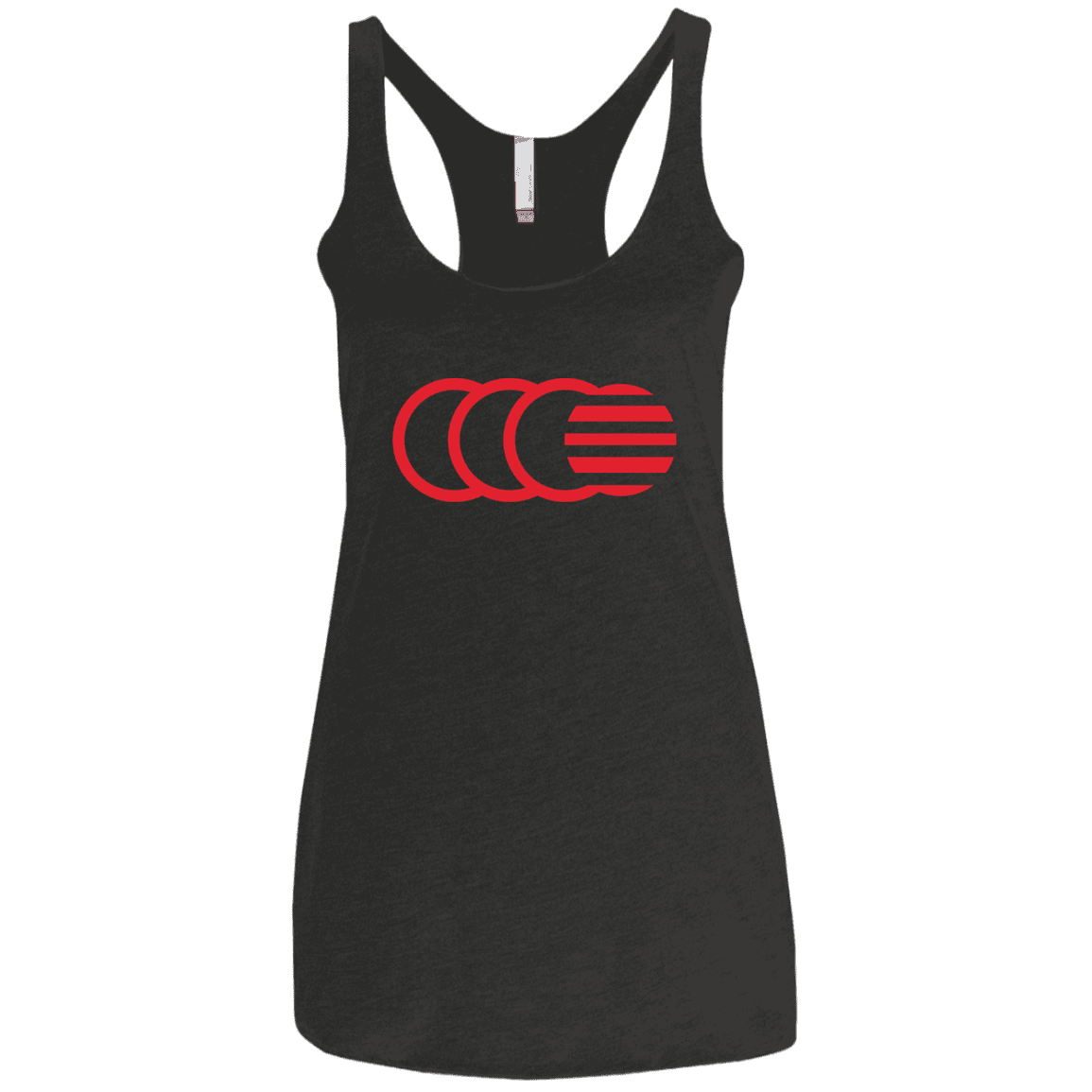 T-Shirts Vintage Black / X-Small That's No Moon Women's Triblend Racerback Tank