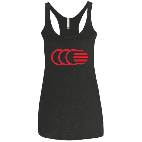 T-Shirts Vintage Black / X-Small That's No Moon Women's Triblend Racerback Tank