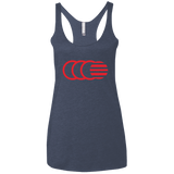 T-Shirts Vintage Navy / X-Small That's No Moon Women's Triblend Racerback Tank