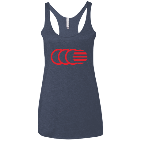 T-Shirts Vintage Navy / X-Small That's No Moon Women's Triblend Racerback Tank