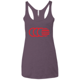 T-Shirts Vintage Purple / X-Small That's No Moon Women's Triblend Racerback Tank