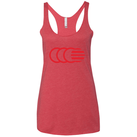 T-Shirts Vintage Red / X-Small That's No Moon Women's Triblend Racerback Tank