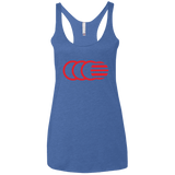 T-Shirts Vintage Royal / X-Small That's No Moon Women's Triblend Racerback Tank