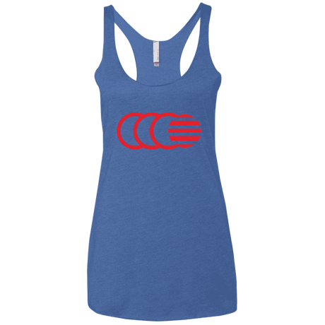 T-Shirts Vintage Royal / X-Small That's No Moon Women's Triblend Racerback Tank