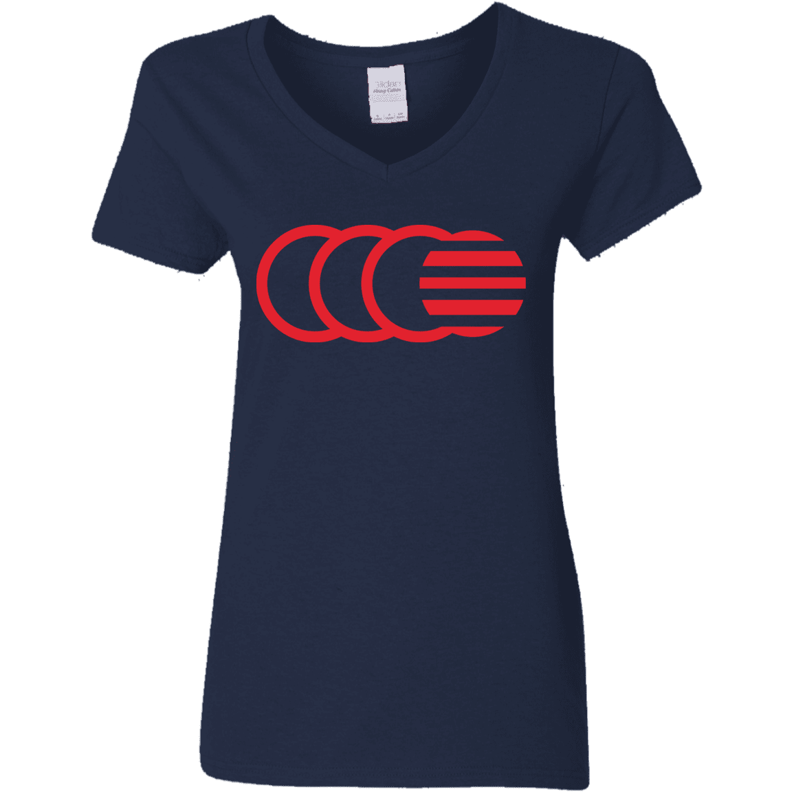 T-Shirts Navy / S That's No Moon Women's V-Neck T-Shirt