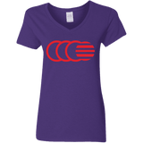 T-Shirts Purple / S That's No Moon Women's V-Neck T-Shirt