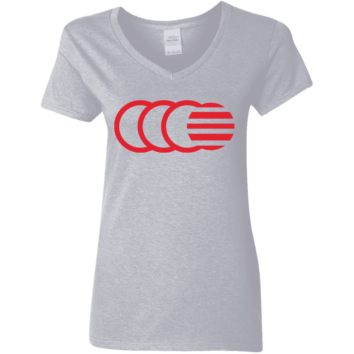 T-Shirts Sport Grey / S That's No Moon Women's V-Neck T-Shirt