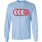 T-Shirts Light Blue / YS That's No Moon Youth Long Sleeve T-Shirt