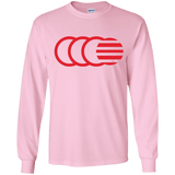 T-Shirts Light Pink / YS That's No Moon Youth Long Sleeve T-Shirt