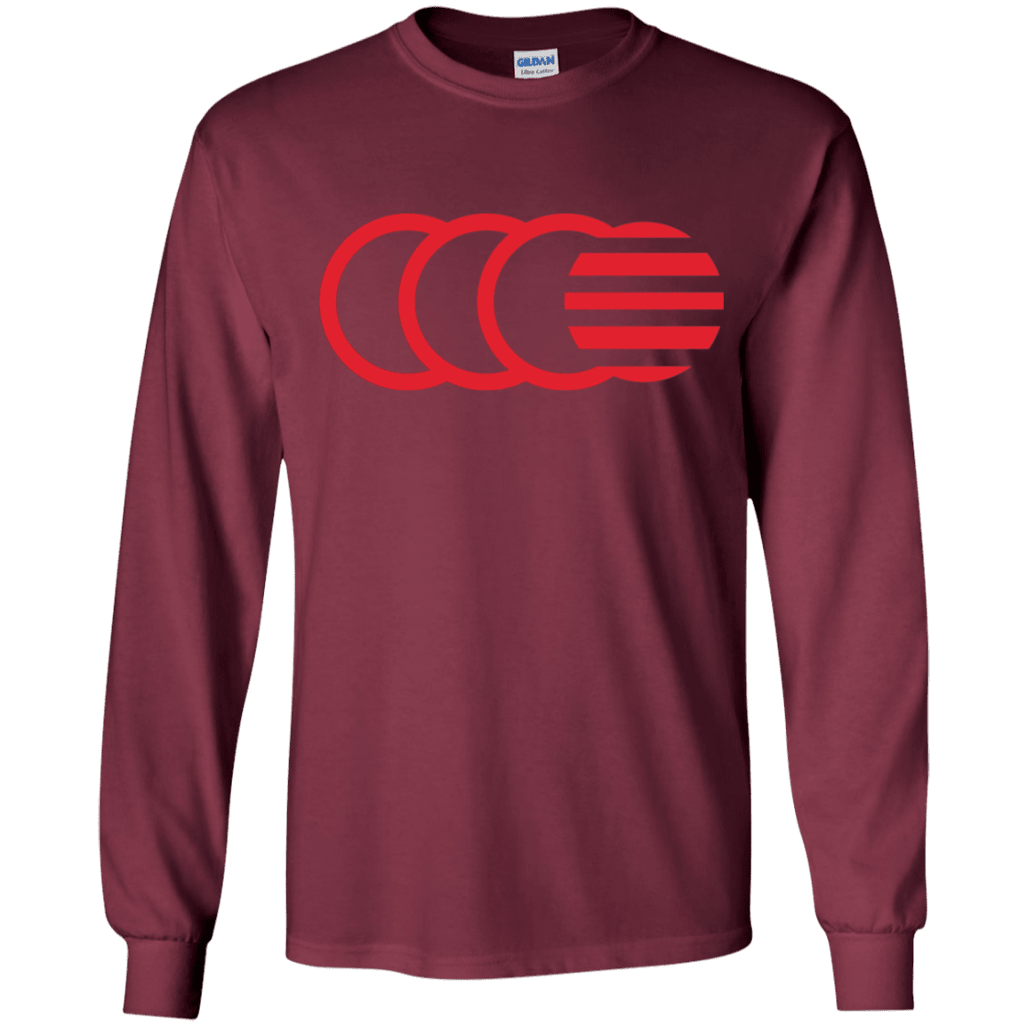 T-Shirts Maroon / YS That's No Moon Youth Long Sleeve T-Shirt