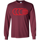 T-Shirts Maroon / YS That's No Moon Youth Long Sleeve T-Shirt