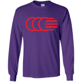 T-Shirts Purple / YS That's No Moon Youth Long Sleeve T-Shirt