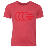 T-Shirts Vintage Red / YXS That's No Moon Youth Triblend T-Shirt