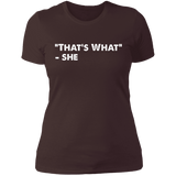 That's What She Said Women's Premium T-Shirt