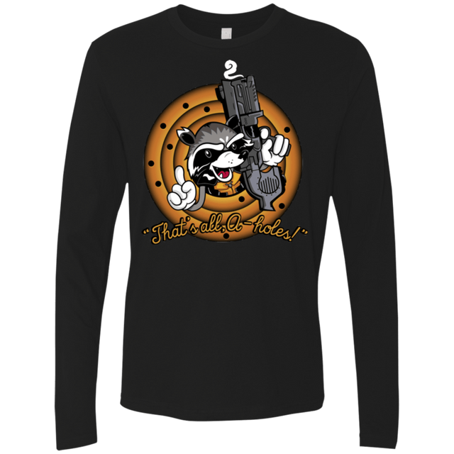 T-Shirts Black / Small Thats All A-Holes Men's Premium Long Sleeve