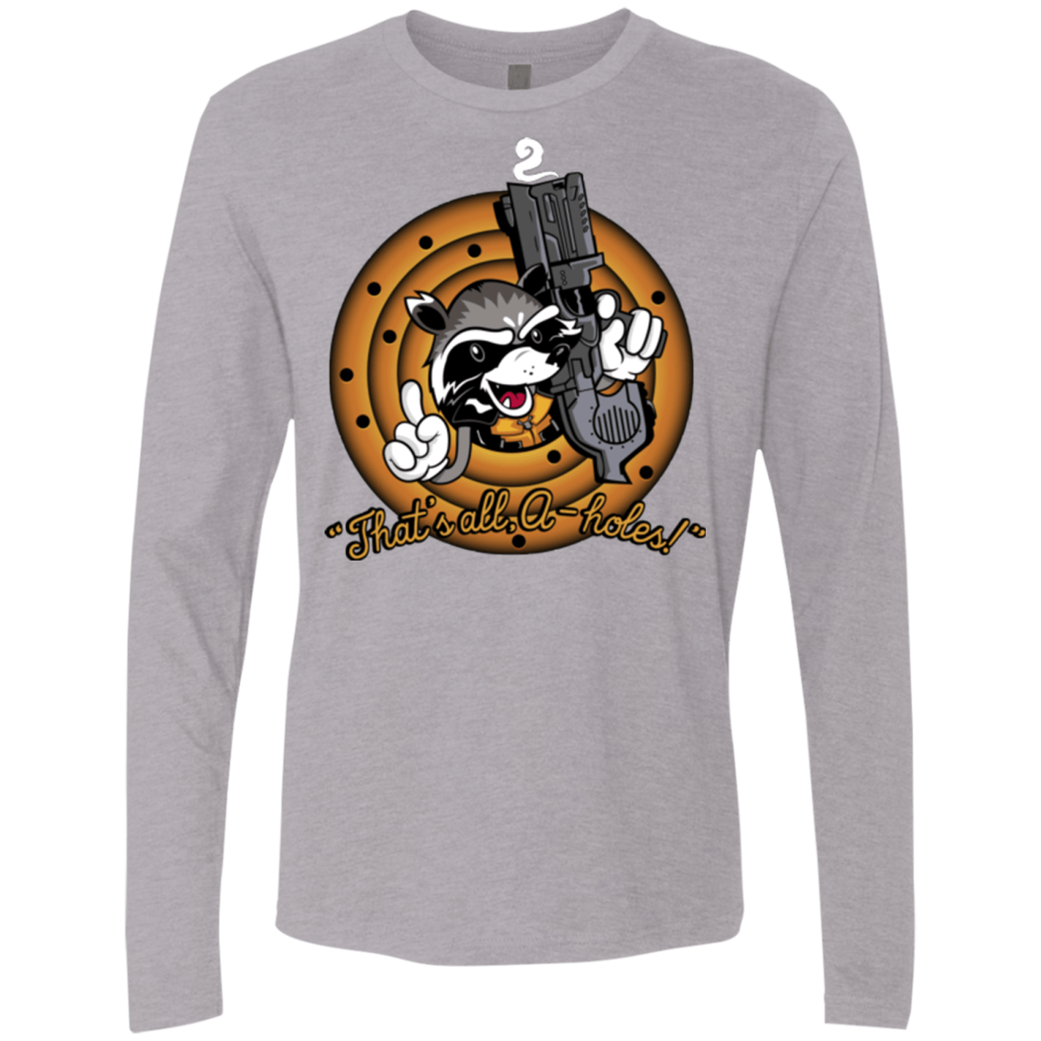 T-Shirts Heather Grey / Small Thats All A-Holes Men's Premium Long Sleeve