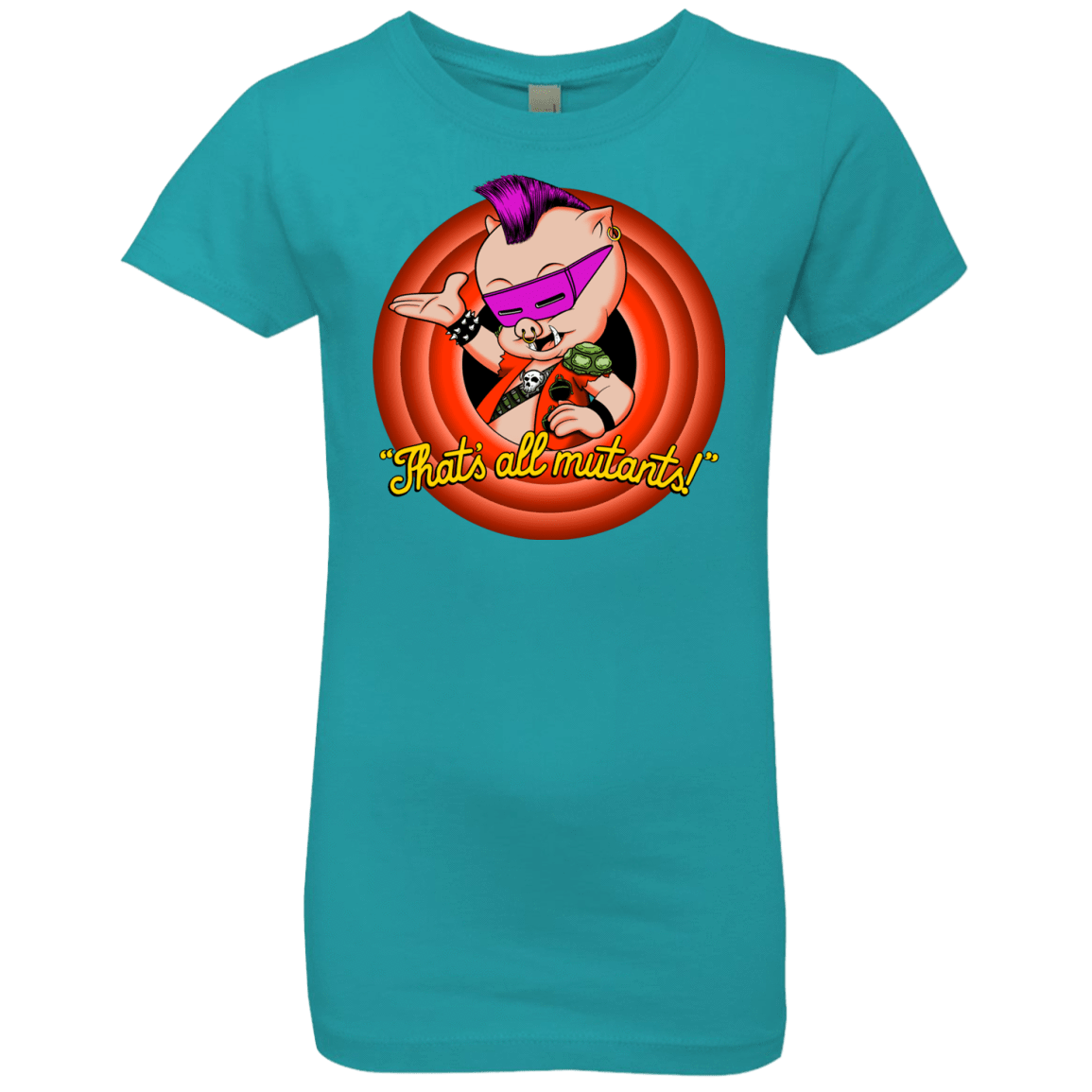 T-Shirts Tahiti Blue / YXS Thats all Mutants Girls Premium T-Shirt