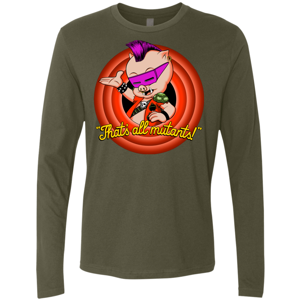 T-Shirts Military Green / S Thats all Mutants Men's Premium Long Sleeve