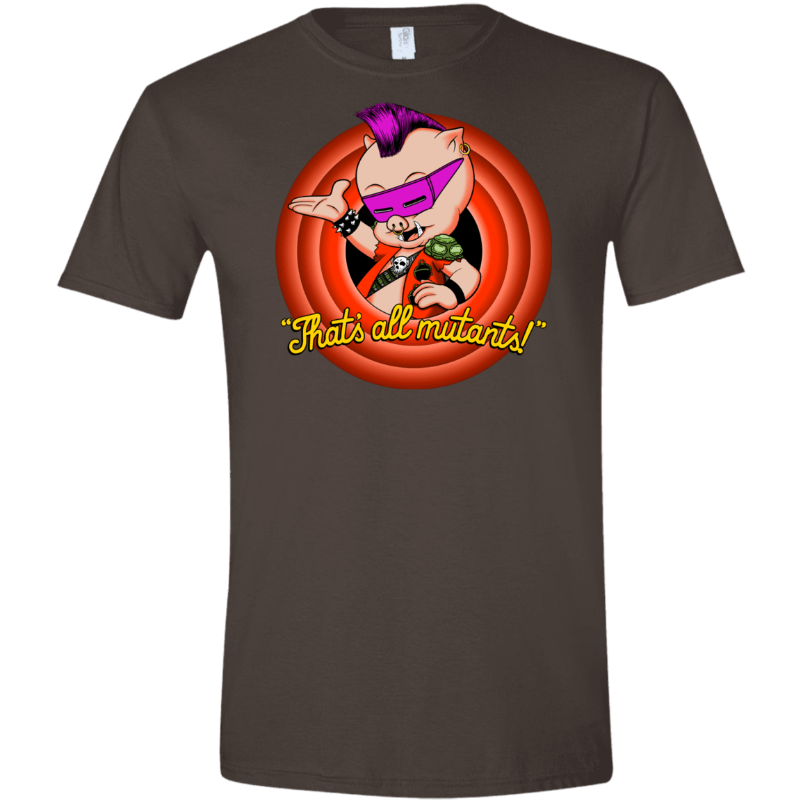 T-Shirts Dark Chocolate / S Thats all Mutants Men's Semi-Fitted Softstyle