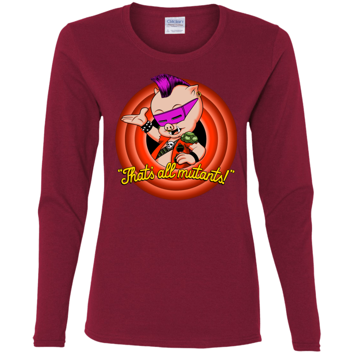 T-Shirts Cardinal / S Thats all Mutants Women's Long Sleeve T-Shirt