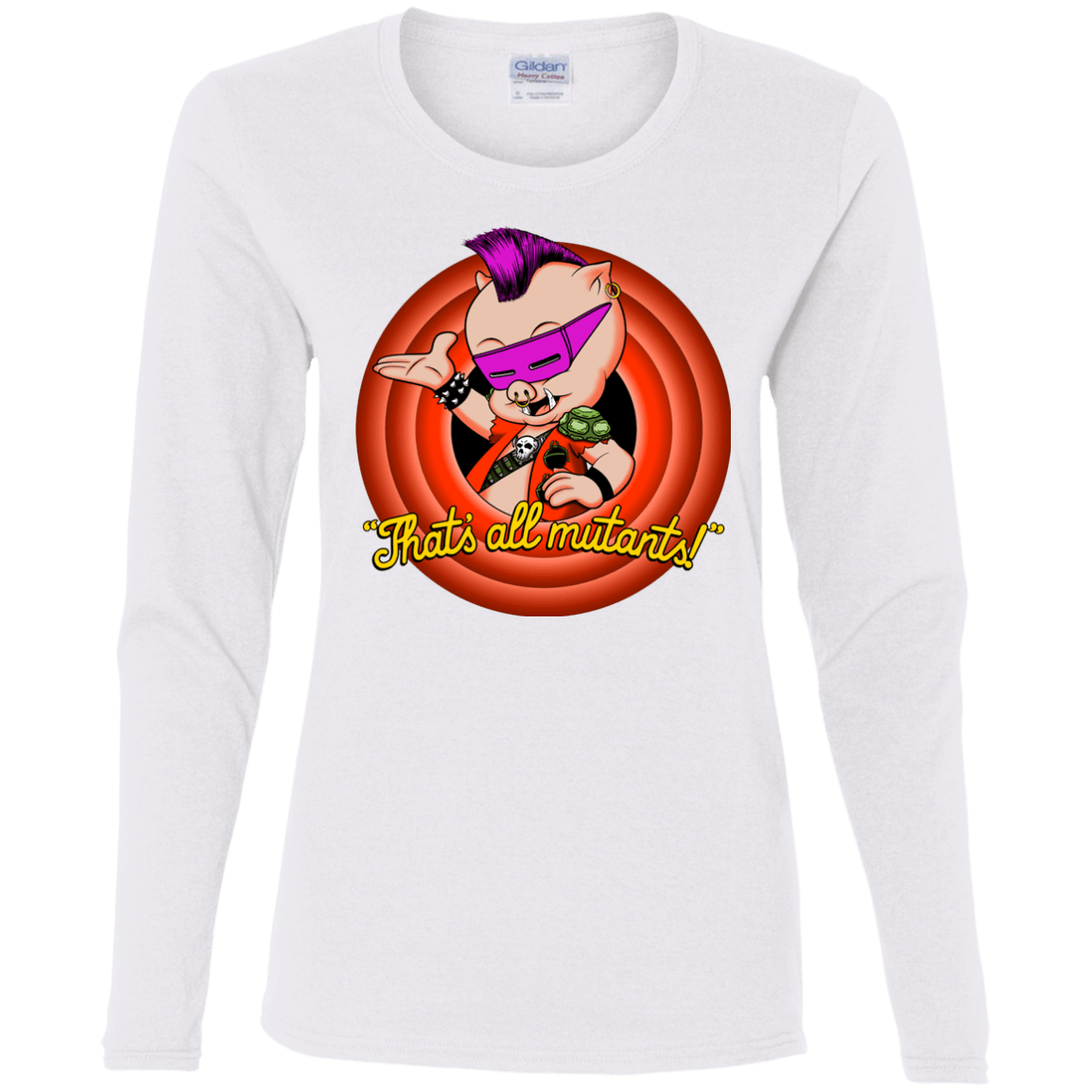 T-Shirts White / S Thats all Mutants Women's Long Sleeve T-Shirt