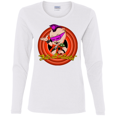 T-Shirts White / S Thats all Mutants Women's Long Sleeve T-Shirt