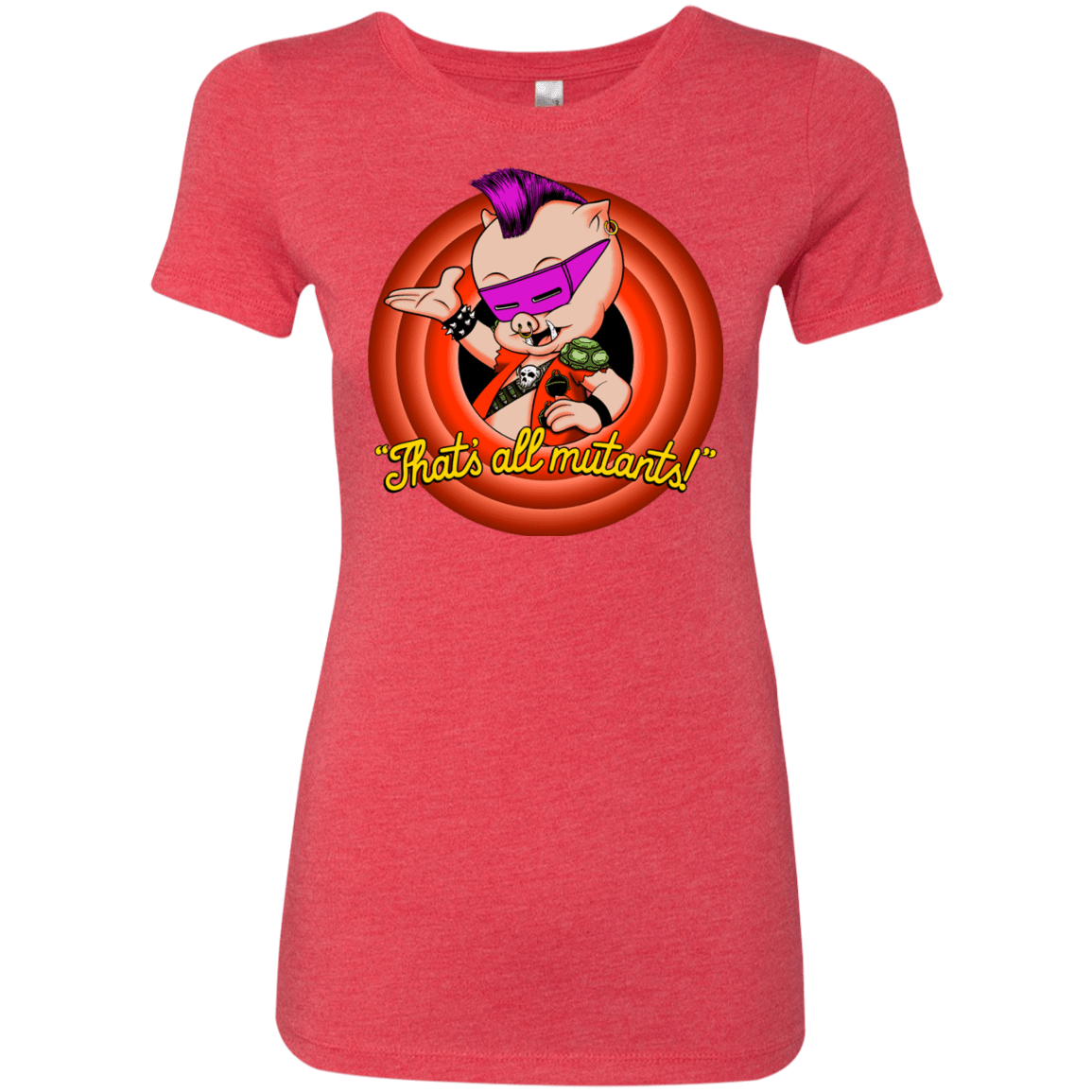 T-Shirts Vintage Red / S Thats all Mutants Women's Triblend T-Shirt