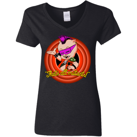 T-Shirts Black / S Thats all Mutants Women's V-Neck T-Shirt