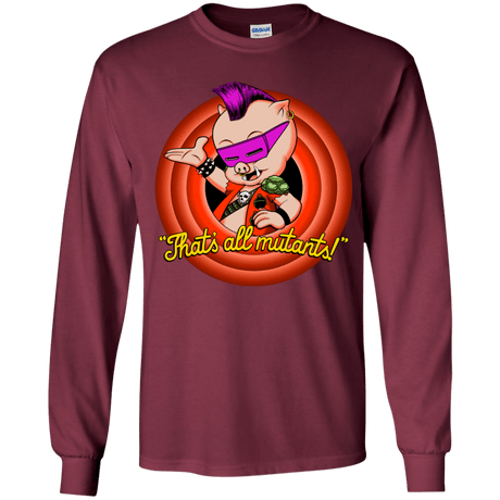 T-Shirts Maroon / YS Thats all Mutants Youth Long Sleeve T-Shirt