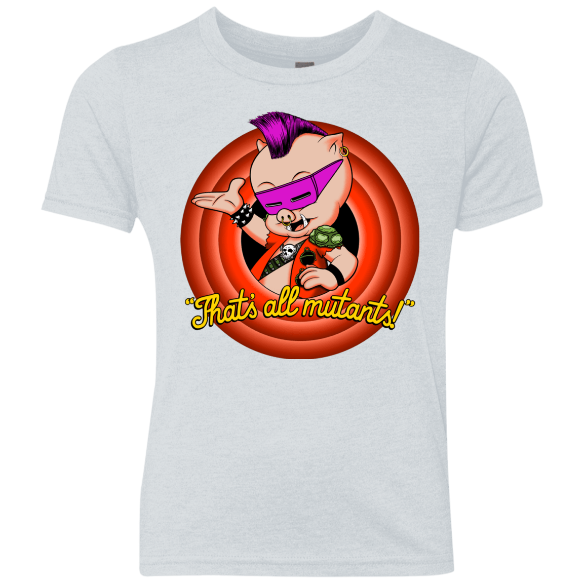 T-Shirts Heather White / YXS Thats all Mutants Youth Triblend T-Shirt
