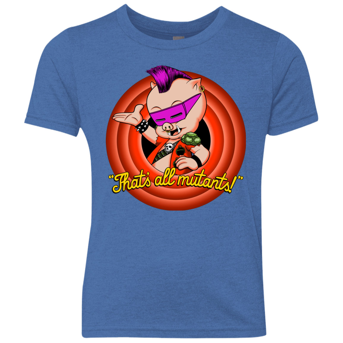 T-Shirts Vintage Royal / YXS Thats all Mutants Youth Triblend T-Shirt