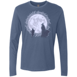 T-Shirts Indigo / Small The Adventure Begins Men's Premium Long Sleeve
