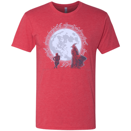 T-Shirts Vintage Red / Small The Adventure Begins Men's Triblend T-Shirt
