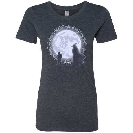 T-Shirts Vintage Navy / Small The Adventure Begins Women's Triblend T-Shirt