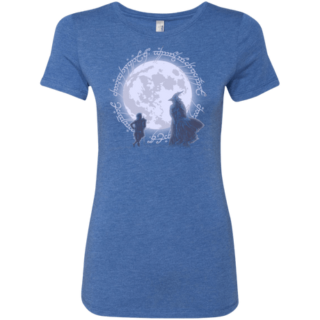 T-Shirts Vintage Royal / Small The Adventure Begins Women's Triblend T-Shirt