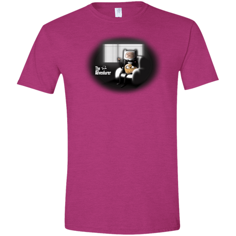 T-Shirts Antique Heliconia / S The Adventurer Men's Semi-Fitted Softstyle