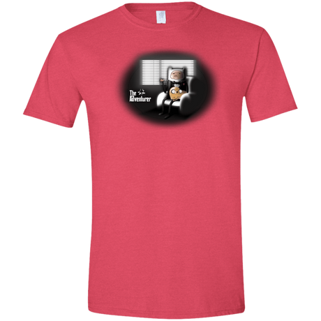 T-Shirts Heather Red / S The Adventurer Men's Semi-Fitted Softstyle