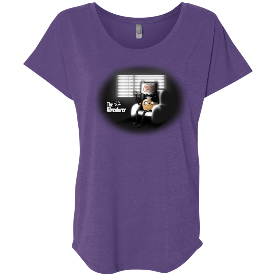 T-Shirts Purple Rush / X-Small The Adventurer Triblend Dolman Sleeve